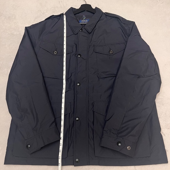 Polo Ralph Lauren Men's Water Repellent Field Jacket Troops Lined Black Size 2XL - Picture 8 of 16